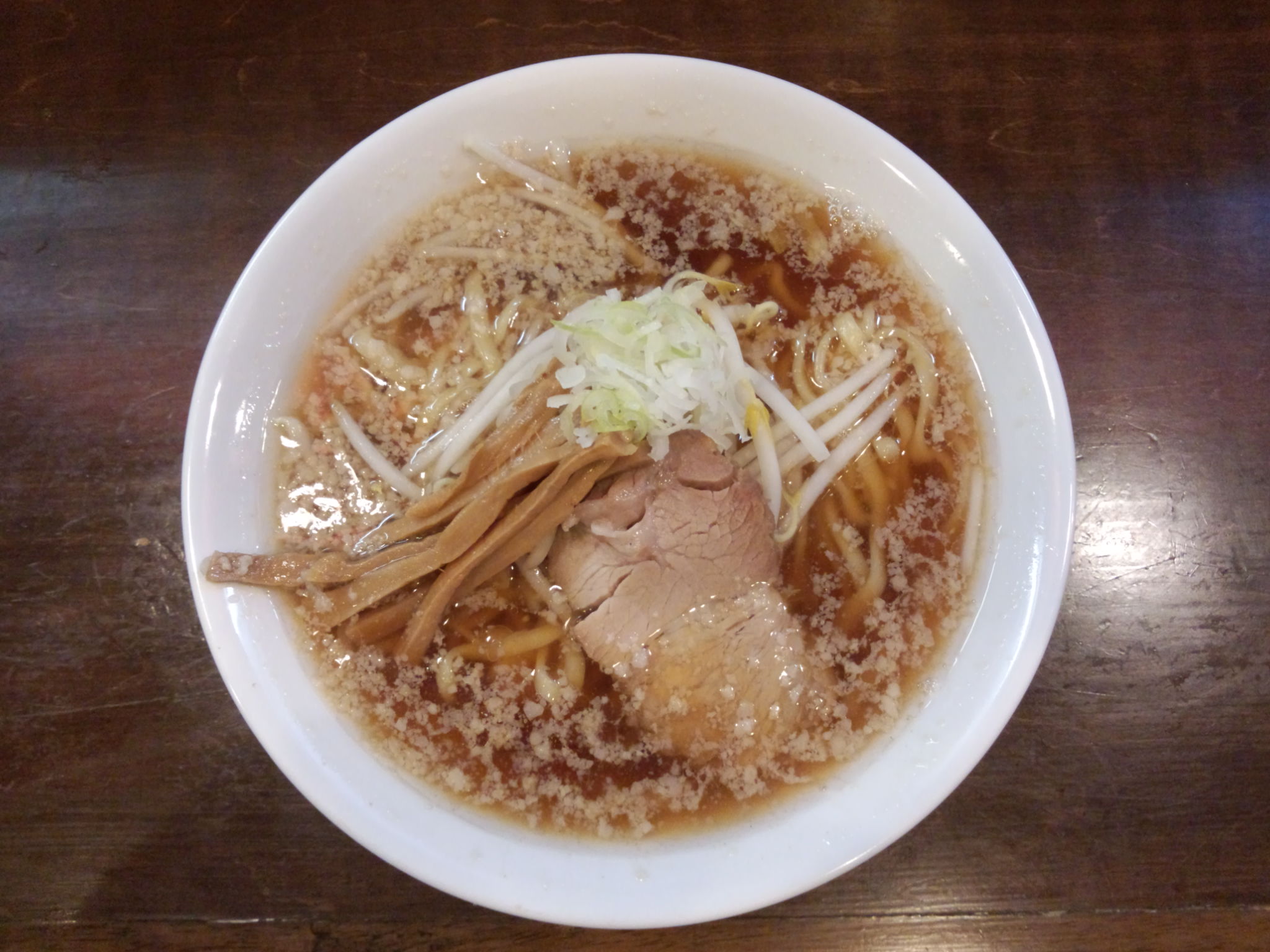 背脂煮干し麺